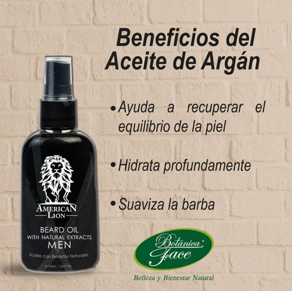 Hombres, la barba está de moda. Aceite para la barba American Lion de Botanica Lab.